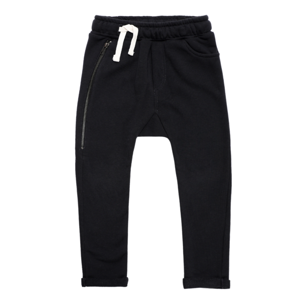 ZIPPER JOGGERS DARK GRAPHITE