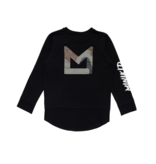 STREETWEAR VOOR KINDEREN | ZWARTE LONGSLEEVE | CAMOUFLAGE PRINT