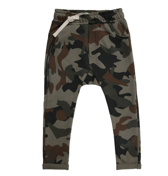 ZIPPER JOGGERS CAMO