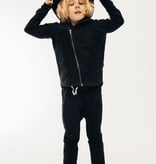 BLACK JACKET FOR CHILDREN | STURDY JACKET WITH HOOD | BOY CLOTHING