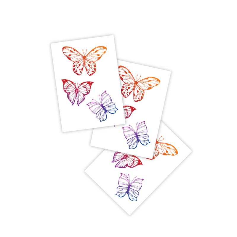 VLINDER TATTOO | KINDER TATOEAGE | TATOOS VOOR - Minis Kinderkleding en Babykleding