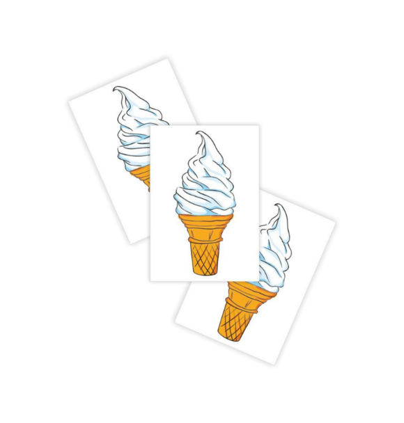 Ducky Street SOFT SERVE TATTOOS (3x)