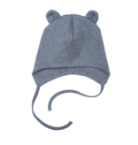 GREY NEWBORN BABY BEANIE | HAT FOR NEWBORN BABY | BEAR HAT