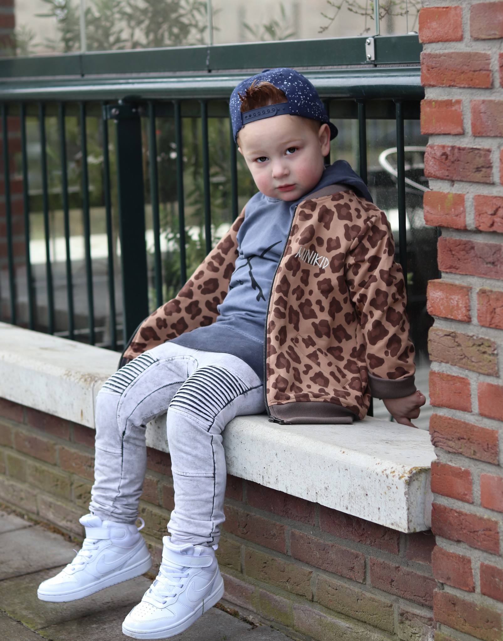 COOL BOMBER VEST FOR KIDS | LONG LEOPARD PRINT VEST | MINIKID
