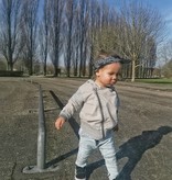 CHILDREN'S GRAY HOODIE | BAD CARDIGAN WITH HOOD | MINIKID