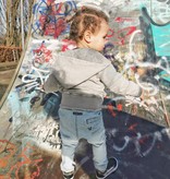 Minikid GRIJZE HOODIE VOOR KINDEREN | STOER VEST MET CAPUCHON | MINIKID