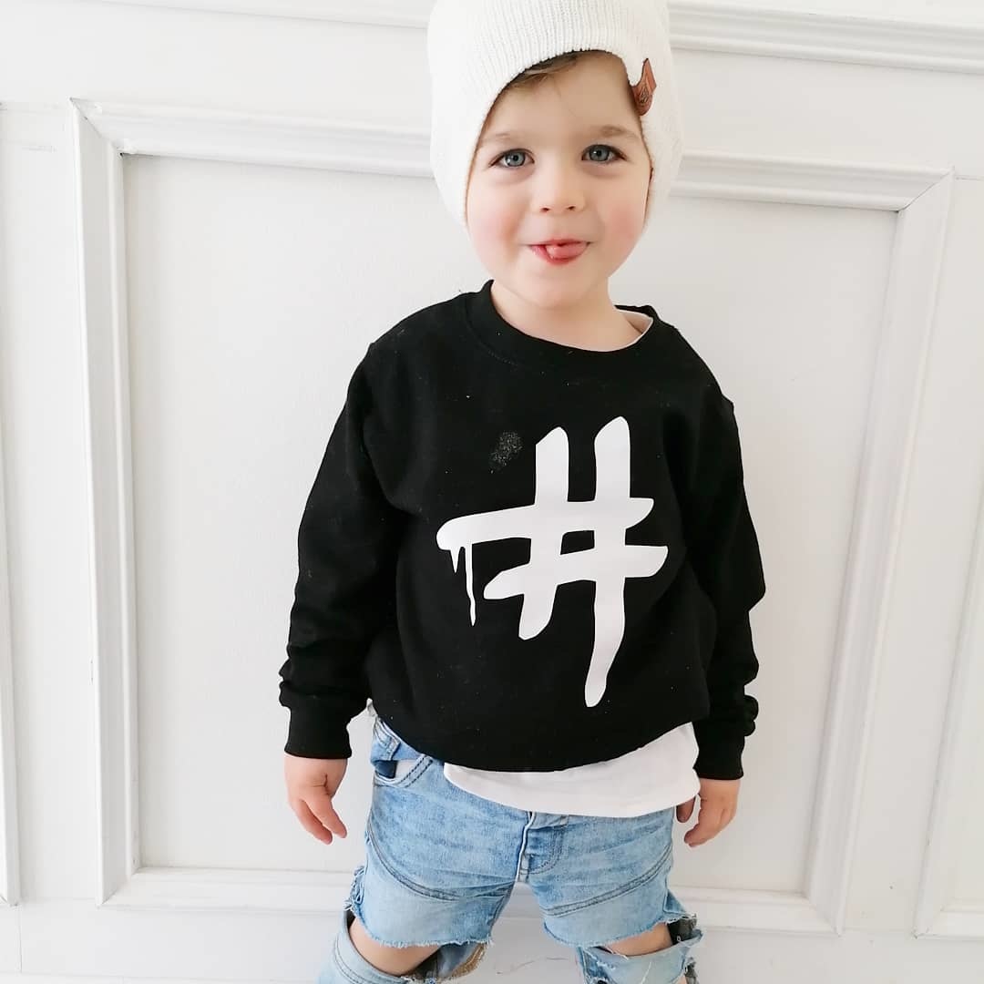 Just for Kidz HASHTAG SWEATER | JUST4KIDZ