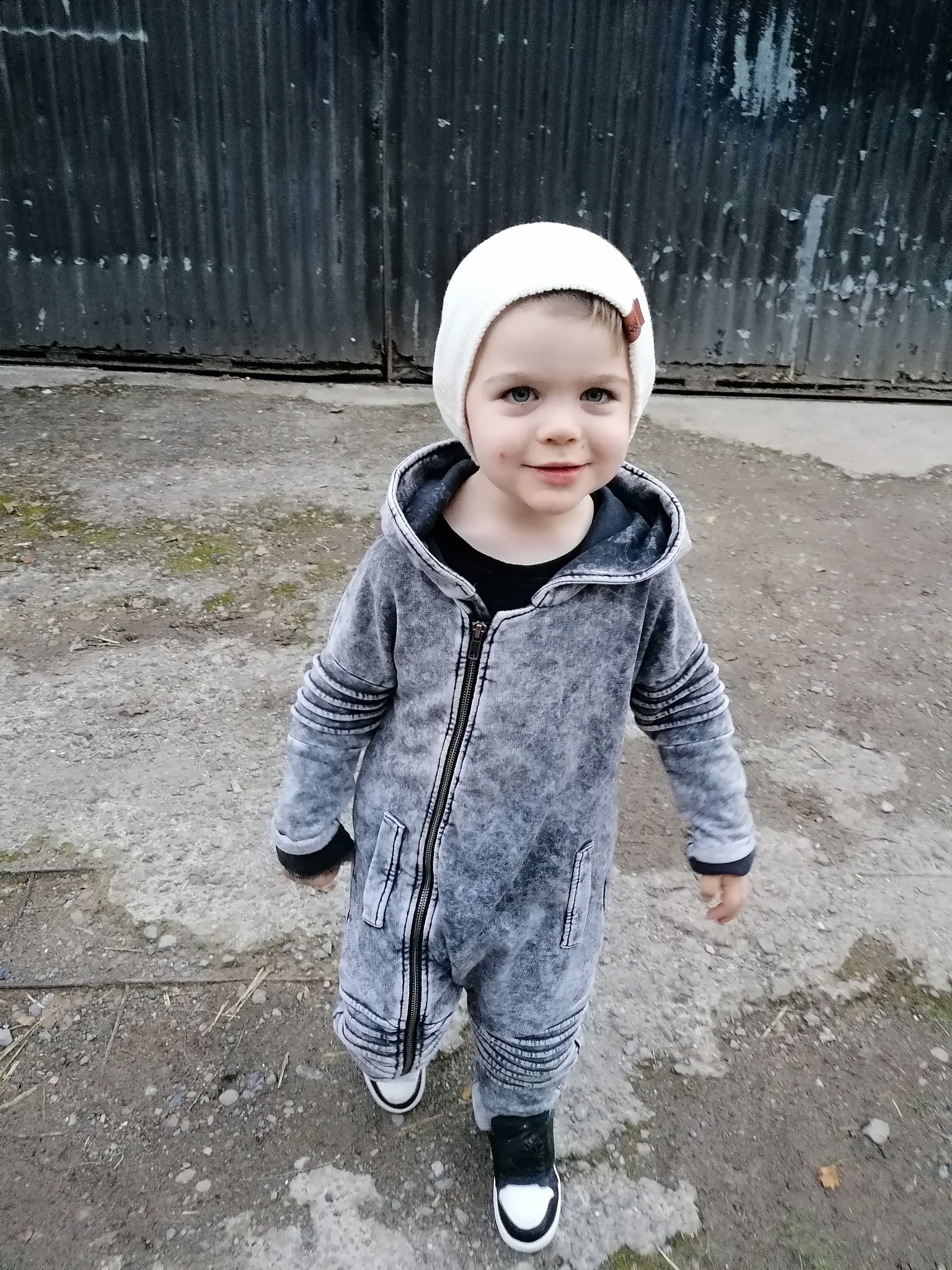 DENIM ROMPER FOR CHILDREN | ROMPER FOR KIDS WITH HOODIE | MINIKID