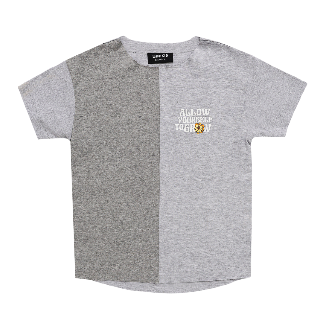 GRIJS T-SHIRT VOOR KINDEREN | STREETSTYLE KINDERKLEDING | MINIKID