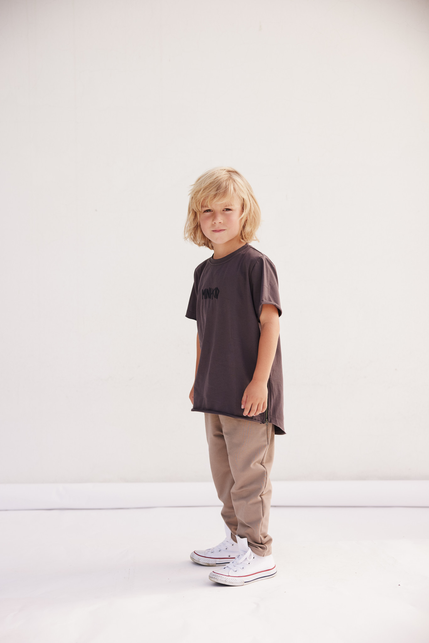 Minikid DARK BROWN T-SHIRT | CHILDREN'S CLOTHING | MINIKID
