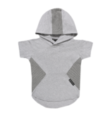 Minikid  GRAY T-SHIRT WITH HOOD | CLOTHING FOR BOYS | CHILDREN'S CLOTHING