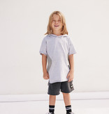 Minikid GRIJS T-SHIRT MET CAPUCHON | KLEDING VOOR JONGENS | KINDERKLEDING