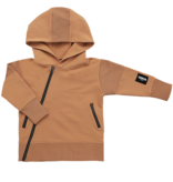 Minikid BROWN HOODIE FOR CHILDREN | COOL CARDIGAN WITH HOOD | MINIKID