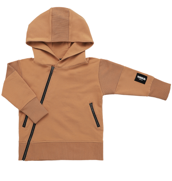 RAMONES ZIP HOODIE CAMEL