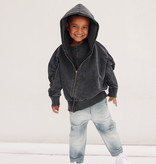 BLACK JACKET FOR CHILDREN | COOL JACKET WITH HOOD | MINIKID