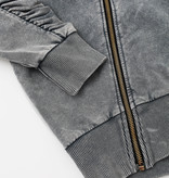 GRIJS VEST VOOR KINDEREN | STOER VEST MET CAPUCHON | MINIKID