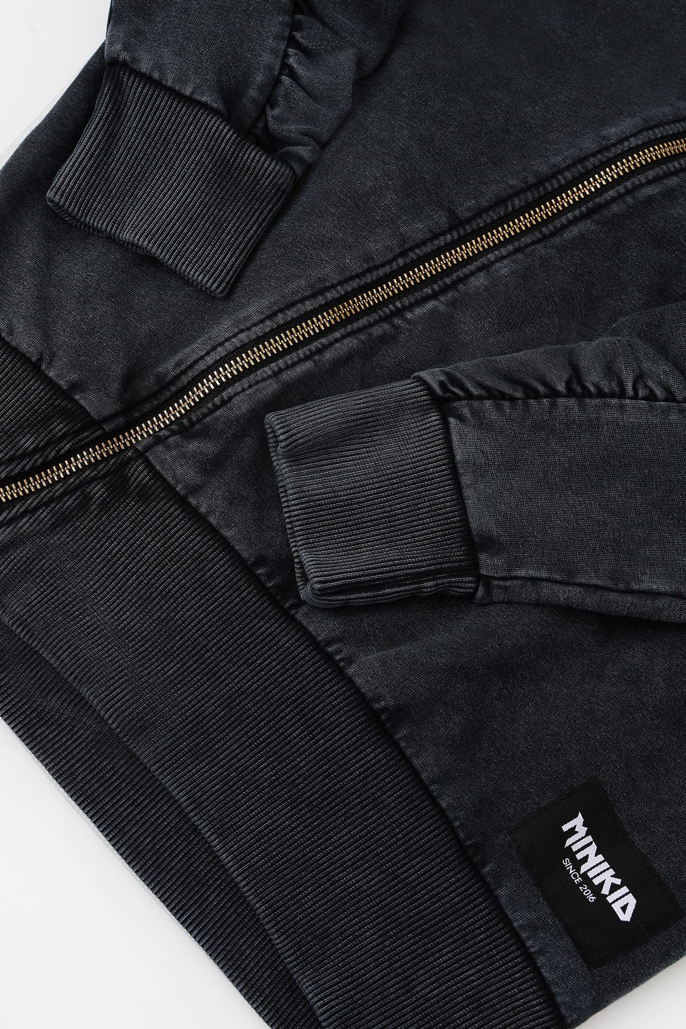 BLACK JACKET FOR CHILDREN | COOL JACKET WITH HOOD | MINIKID
