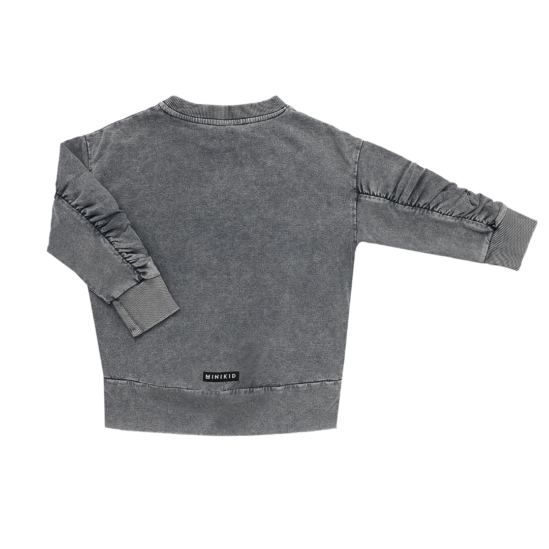 Minikid ACID GRAY SWEATER FOR GIRLS | COOL SWEATER FOR GIRLS | GIRL CLOTHING