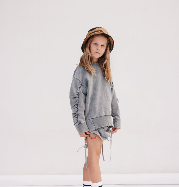 Minikid PUFF SWEATSHIRT - VINTAGE GREY