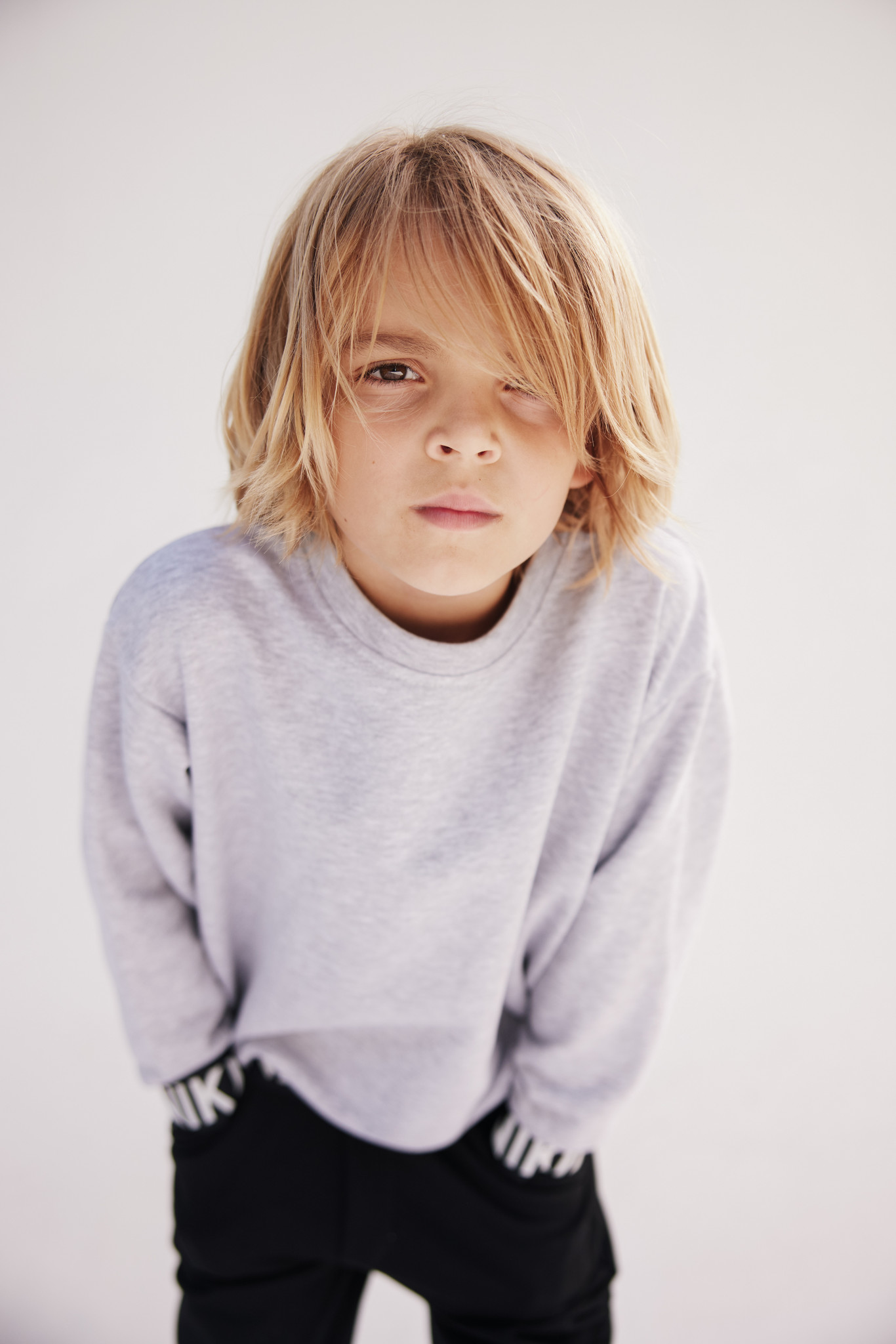 GRAY SWEATER | STREETWEAR CHILDREN'S CLOTHING | MINIKID