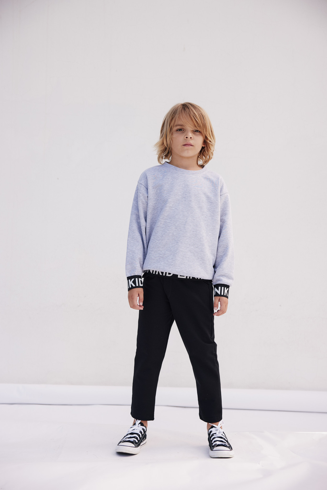 GRAY SWEATER | STREETWEAR CHILDREN'S CLOTHING | MINIKID