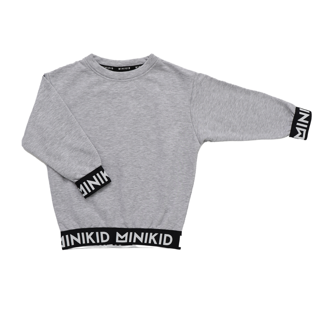 GRAY SWEATER | STREETWEAR CHILDREN'S CLOTHING | MINIKID