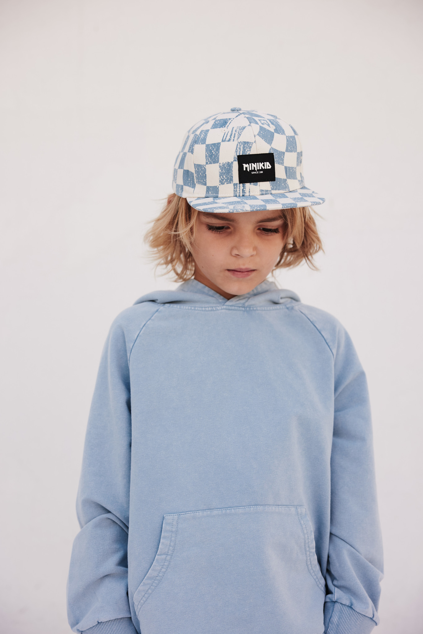 Minikid BLUE HOODIE | HOODED SWEATER | COOL KIDSWEAR