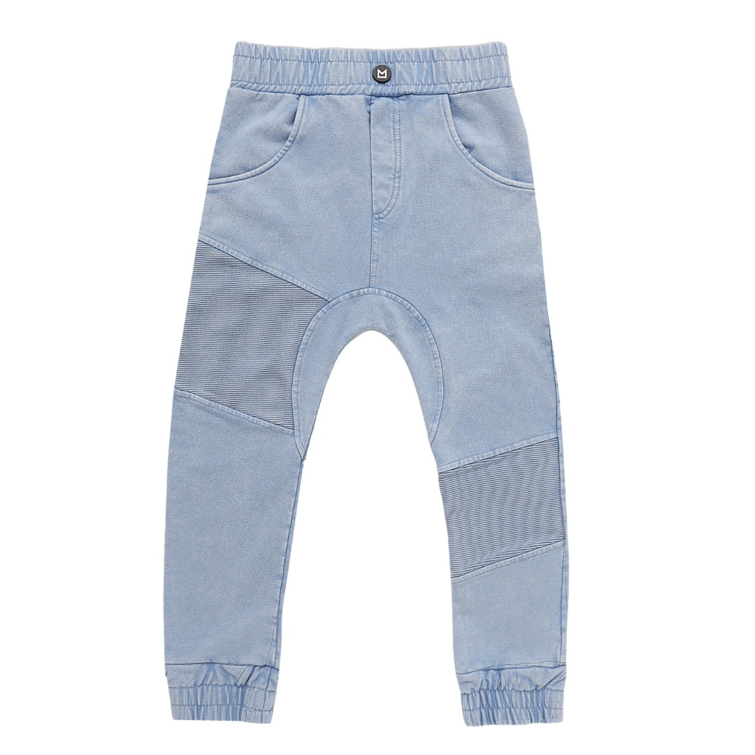 Minikid BLAUWE JOGGER | STOERE JEANS | KINDERKLEDING ONLINE