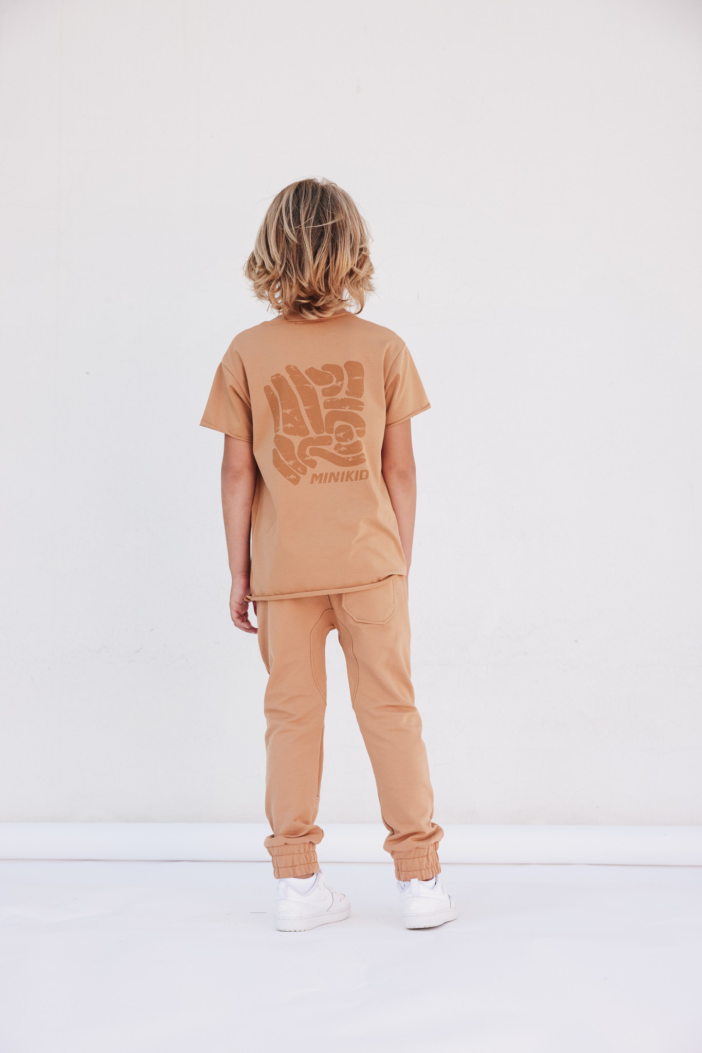 Minikid CAMEL BROWN JOGGER | SOFT JEANS | CHILDREN'S CLOTHING ONLINE