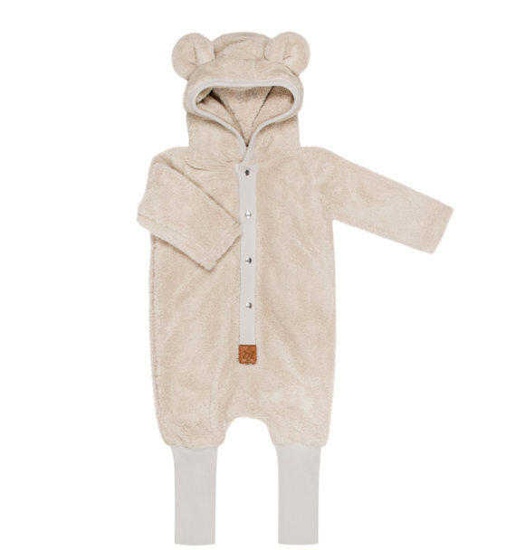 Zezuzulla FUZZY EARED JUMPSUIT BEIGE