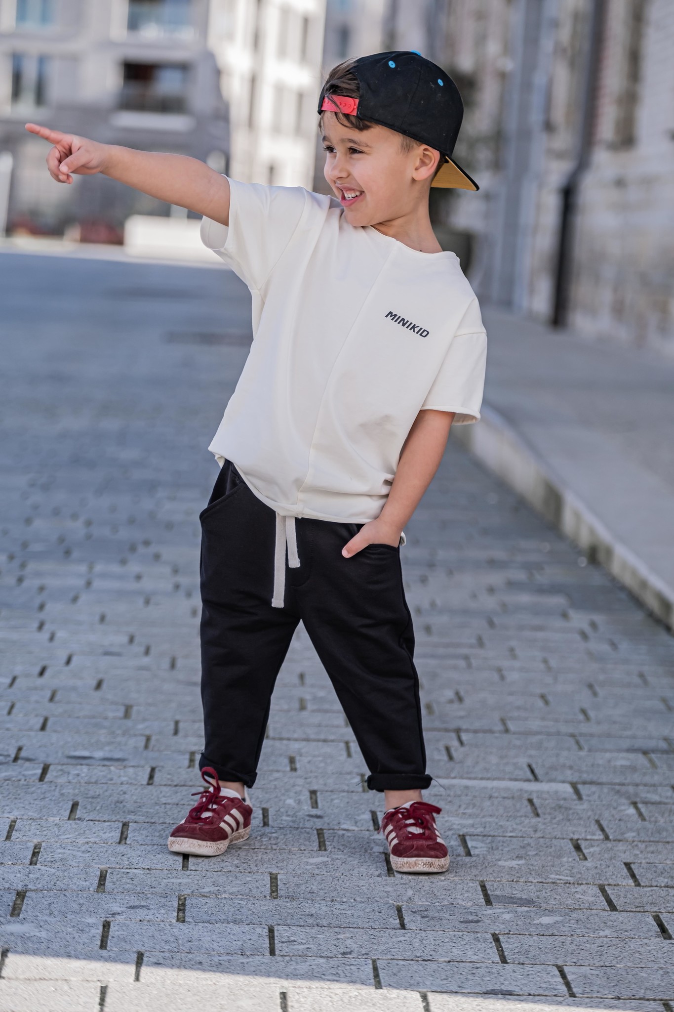 Minikid WHITE BOYS T-SHIRT | STREETSTYLE CHILDREN'S CLOTHING | MINIKID