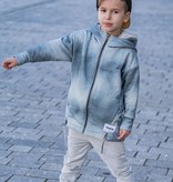 Minikid LANG VEST MET CAPUCHON | TIE DYE  VEST | STOERE KINDERKLEDING