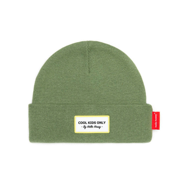 Hello Hossy URBAN BEANIE KHAKI (lekker warm!)