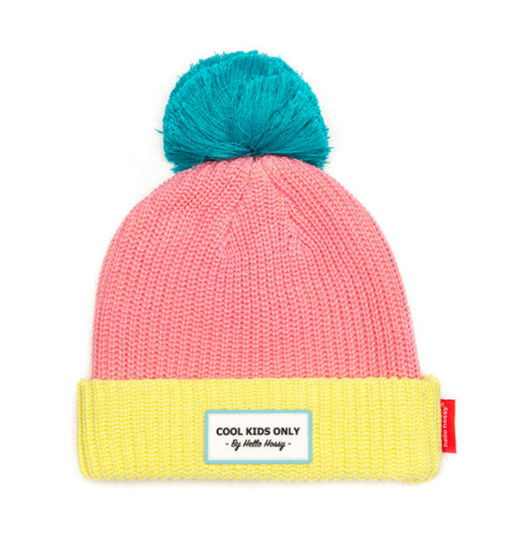 BEANIE BLOCK PINK (nice and warm!)