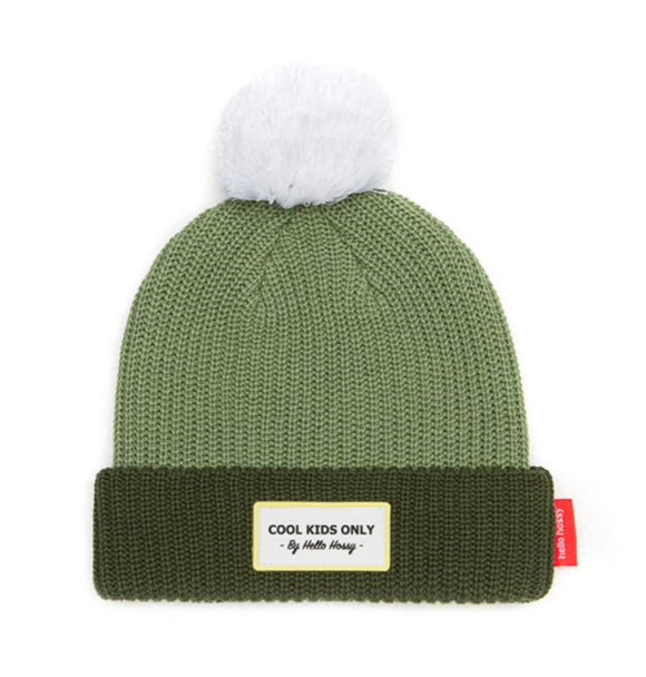BEANIE BLOCK KHAKI (nice and warm!)