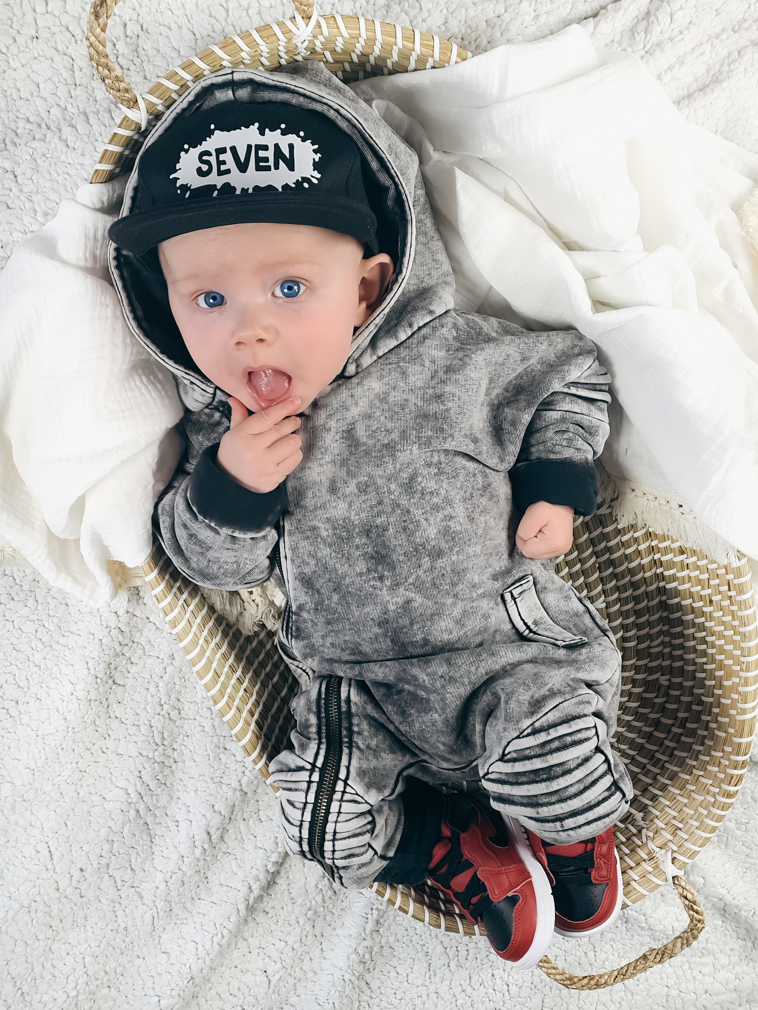 DENIM ROMPER FOR CHILDREN | ROMPER FOR KIDS WITH HOODIE | MINIKID