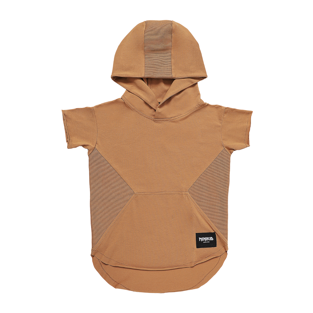 Minikid CARAMEL BROWN T-SHIRT | BOYS CLOTHING