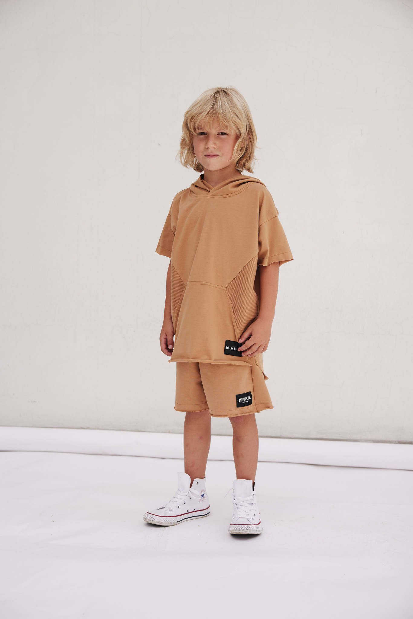 Minikid CARAMEL BROWN T-SHIRT | BOYS CLOTHING