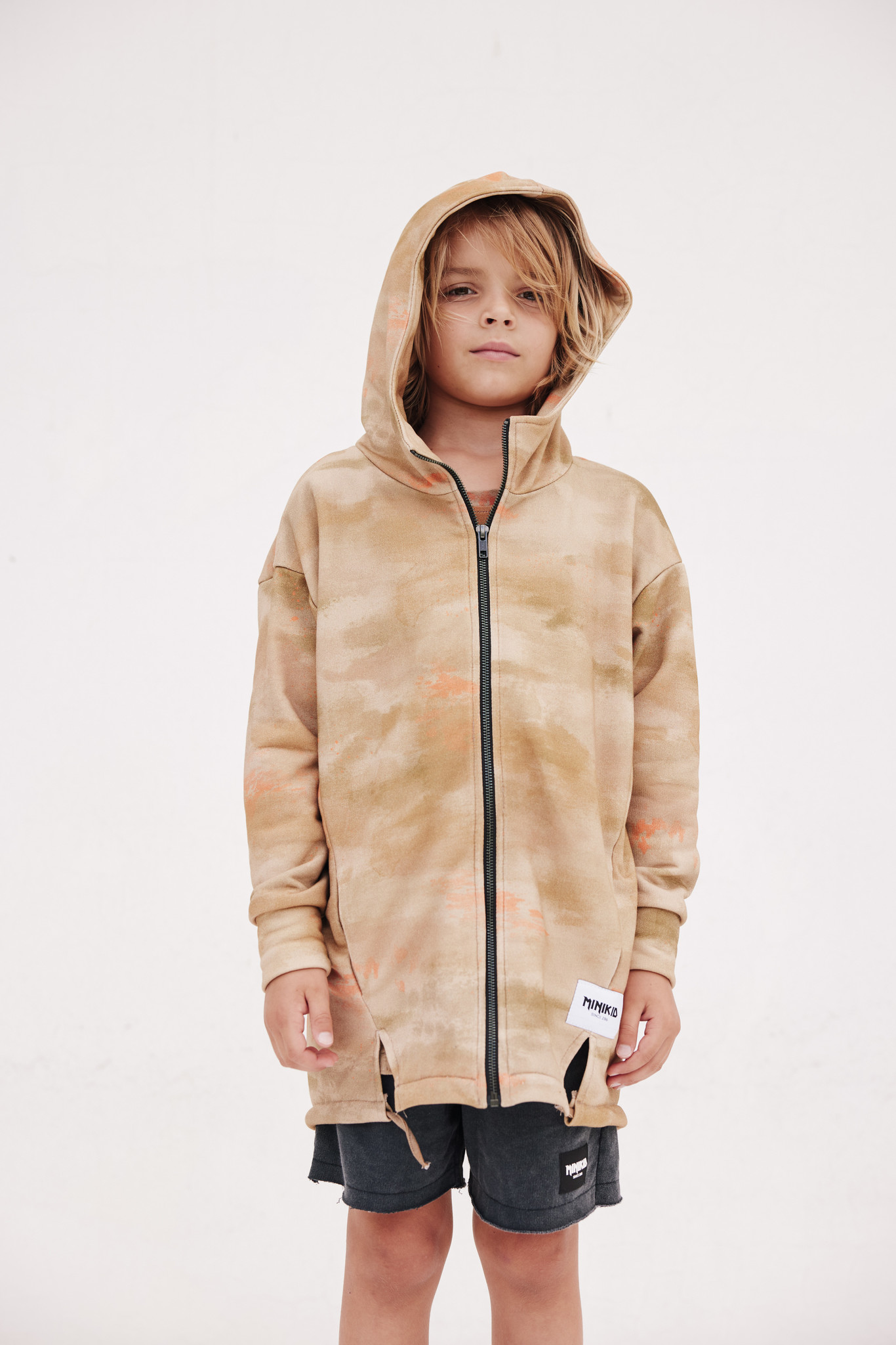 LONG CARDIGAN WITH HOOD | TIE DYE VEST | COOL CHILDREN'S CLOTHING