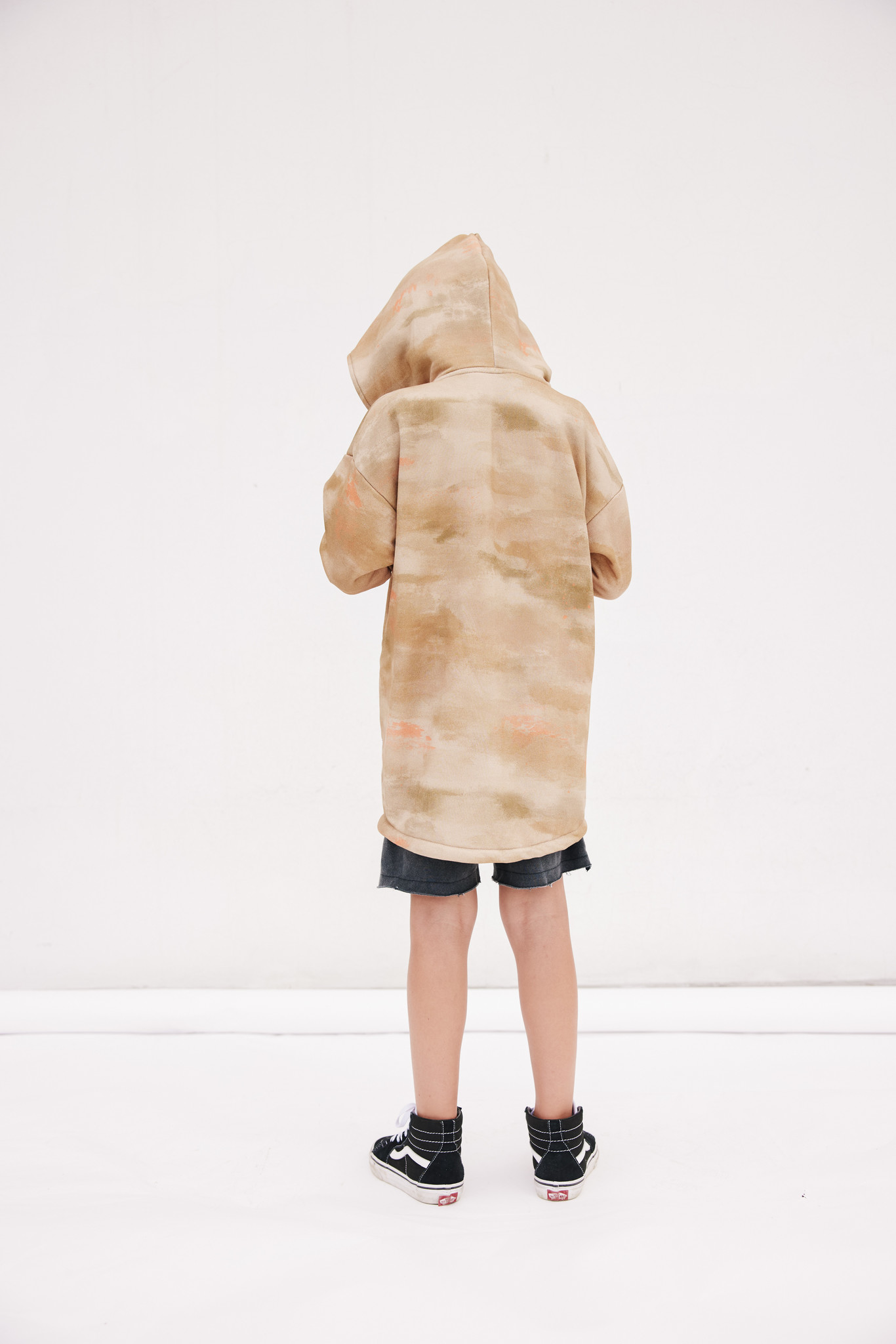 LANG VEST MET CAPUCHON | TIE DYE  VEST | STOERE KINDERKLEDING