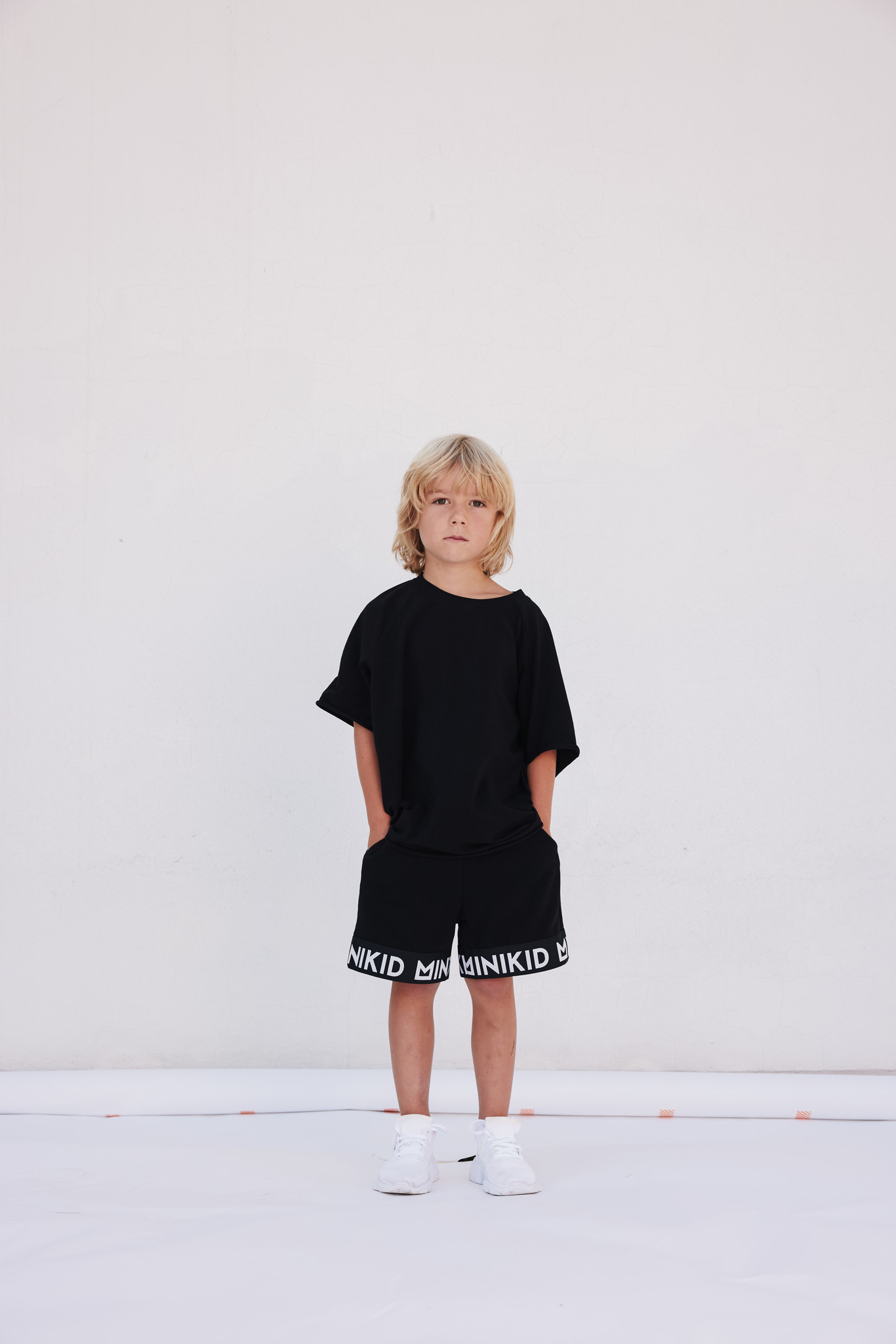 Minikid BLACK OVERSIZED T-SHIRT | STREETWEAR CHILDREN'S CLOTHING | MINIKID