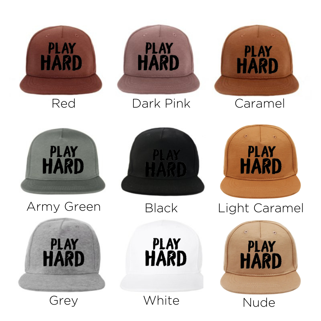 VanPauline TWINNING CAPS - WORK HARD PLAY HARD - VANPAULINE