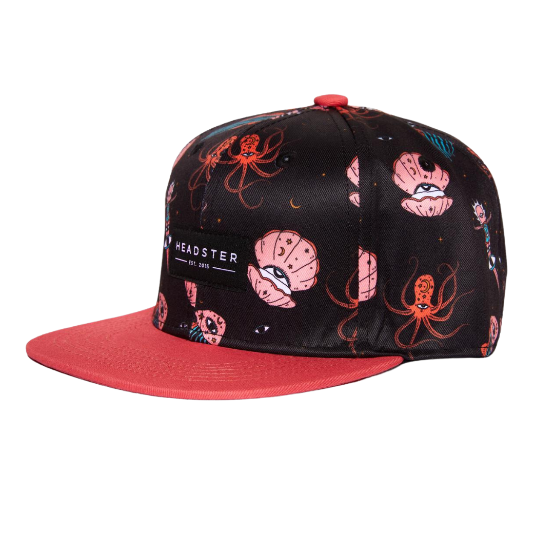 KIDS CAP BLACK RED | ADJUSTABLE CAP | COOL BABY SNAPBACK