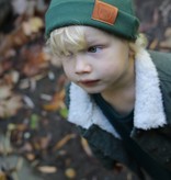Strojmisie GREEN HAT | CHILDREN'S HAT OLIVE GREEN | BABY HAT KHAKI GREEN