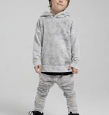 Minikid GRIJZE ACID HOODIE | GRIJZE SWEATER MET CAPUCHON | KINDERKLEDING