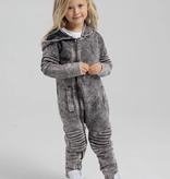 Minikid DENIM ROMPER VOOR KINDEREN | EENDELIG PAK MET CAPUCHON | MINIKID