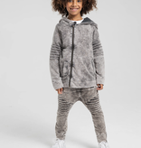 GRIJZE HOODIE VOOR KINDEREN | STOER VEST MET CAPUCHON | MINIKID