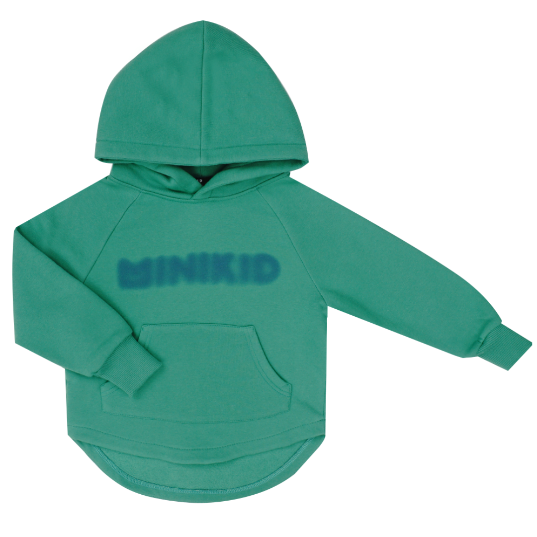 Minikid GREEN HOODIE | HOODED SWEATER | Tough KIDS CLOTHING