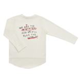 STREETWEAR VOOR KINDEREN | CREME WITTE LONGSLEEVE | MINIKID KINDERKLEDING