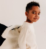 STREETWEAR VOOR KINDEREN | CREME WITTE LONGSLEEVE | MINIKID KINDERKLEDING